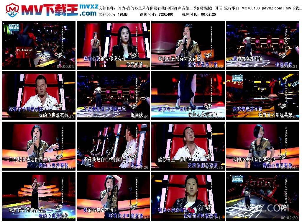 刘力-我的心里只有你没有他(中国好声音第二季)(现场版)_国语_流行歌曲_MC700188